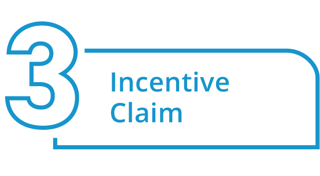 Paso 3 - Reclamación de incentivos
